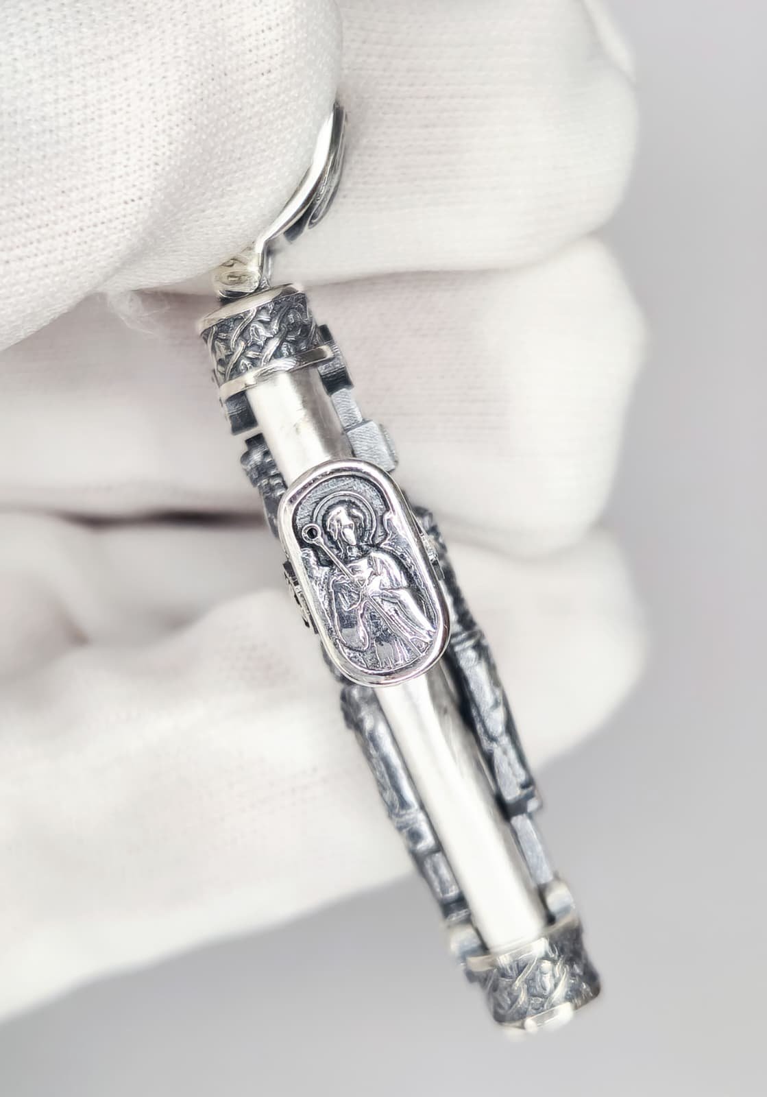 "925 Sidabro kryželis su Ikonomis" - Image 3