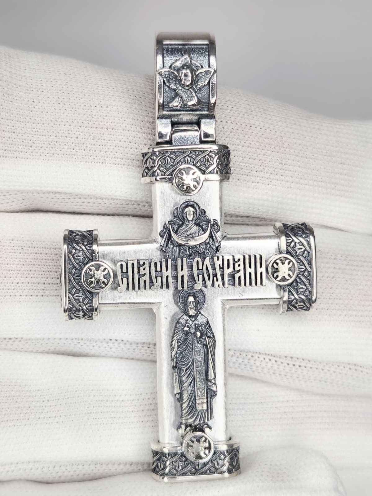 "925 Sidabro kryželis su Ikonomis" - Image 2
